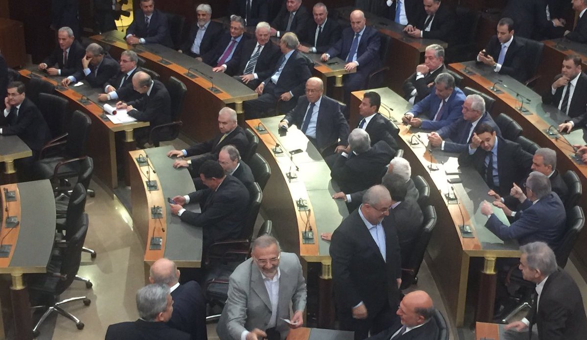 Lebanon Parliament voting for Michel Aoun as President (31 October 2016)