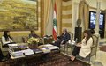 Acting UN Special Coordinator Pernille Dahler Kardel Meets Minister of Interior and Municipalities Nohad Machnouk 