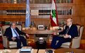 UN Secretary-General's comments to the media before meeting caretaker Prime Minister of Lebanon, Najib Mikati  