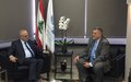 UN Special Coordinator for Lebanon Jan Kubis Remarks after Meeting Finance Minister Ali Hassan Khalil