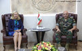 United Nations Special Coordinator Sigrid Kaag Meets Lebanon Army Commander General Joseph Aoun