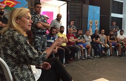 SCL Kaag attends drama therapy session by Catharsis at Roumieh Prison (21 10 16)